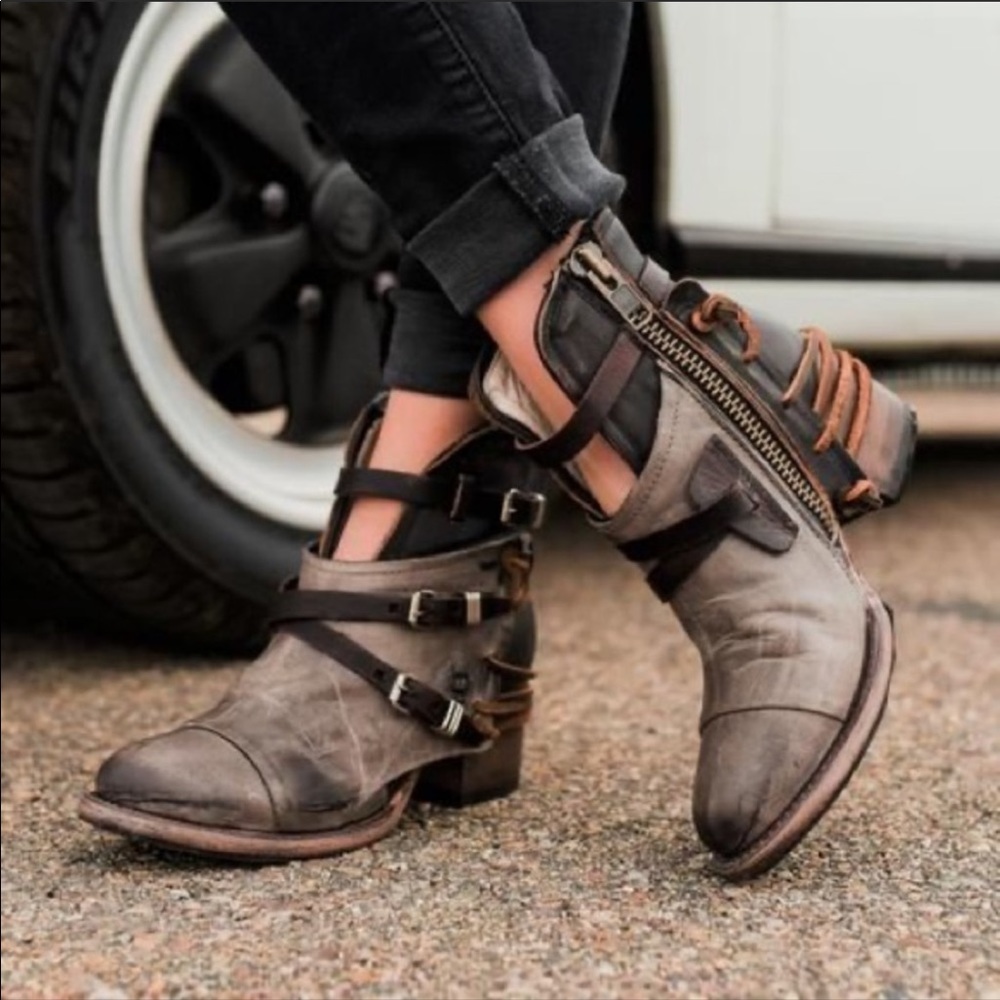 FREEBIRD | Crue Boots in Grey 8